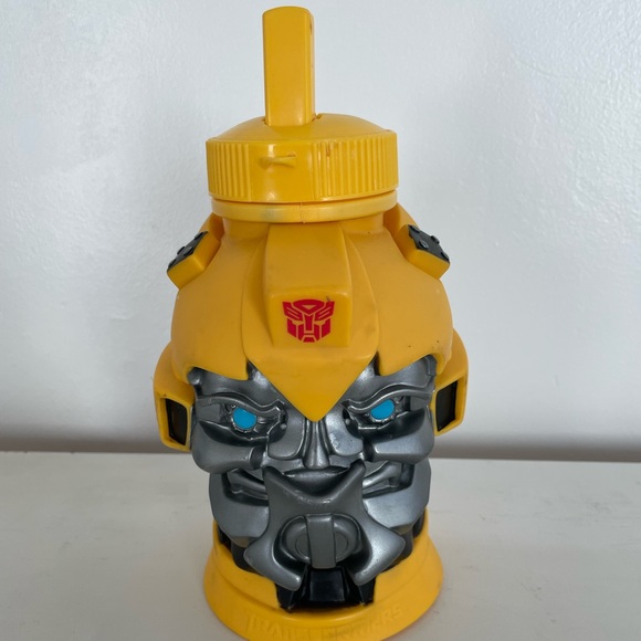 Universal Studios Transformers The Ride 3D Bumblebee Sipper Cup Bottle - Picture 1 of 8
